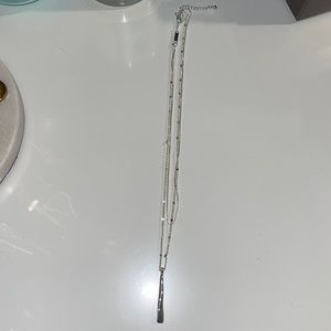 Jenny bird layered sterling silver necklace NEVER WORN PERFECT CONDITION